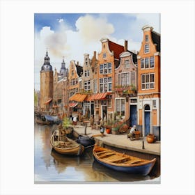 Amsterdam Canals 1 Canvas Print