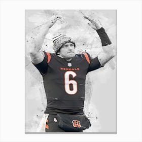 Jake Browning Cincinnati Bengals Canvas Print