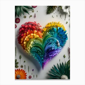 Rainbow Heart 1 Canvas Print