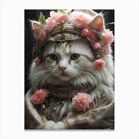 Victorian Cat 2 Canvas Print