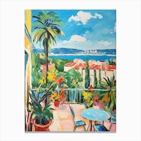 Cannes France 3 Fauvist Painting Canvas Print