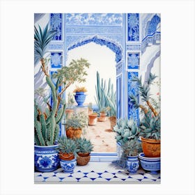 Cactus Garden 1 Canvas Print