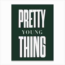 Pretty Young Thing 2 Canvas Print