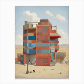 Patchwork Habitat Canvas Print