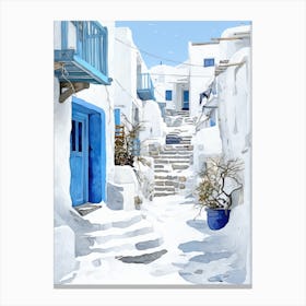 Mykonos Village Canvas Print