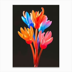 Bright Inflatable Flowers Peacock Flower 1 Canvas Print