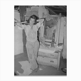Wife Of Wpa (Works Progress Administrationwork Projects Administration) Worker Living In Arkans Canvas Print