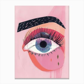 Pink Eye Canvas Print