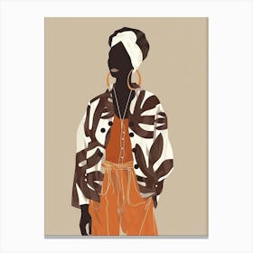 Fashion Woman Illustration Canvas Print