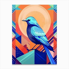 Blue Bird Canvas Print