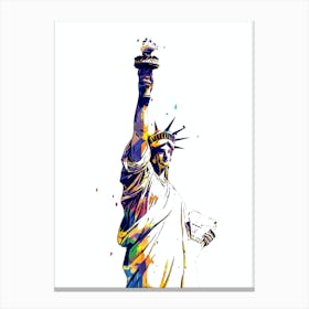 Statue Of Liberty Canvas Art Canvas Print