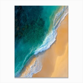 Aerial View Of A Beach 86 Canvas Print