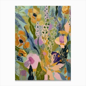 Abstract Floral Canvas Print