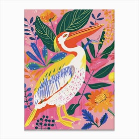 Spring Birds Pelican 1 Canvas Print