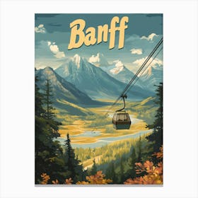 Aihrgdesign A Mid Century Modern Travel Poster For Banff Show Cd5512fc 9950 4806 8a2b Ef7a5b297c27 2 Canvas Print