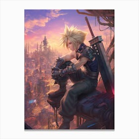 Clous Strife Final Fantasy Vii Canvas Print