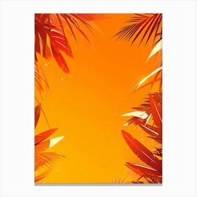 Abstract Tropical Background 1 Canvas Print