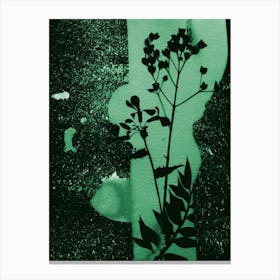 Abstract Green Nature Canvas Print
