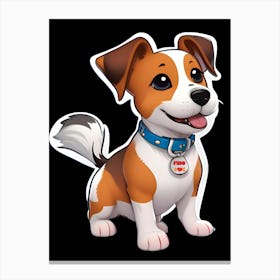 Jack Russell Dog 1 Canvas Print