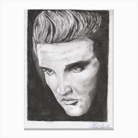 Elvis Presley Drawing Canvas Print