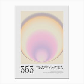 Angel Number 555 Transformation Canvas Print