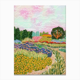 Garden At Dusk Canvas Print