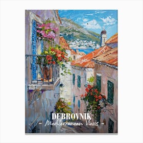 Mediterranean Views Dubrovnik 2 Canvas Print