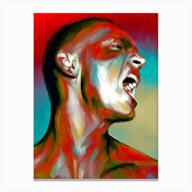 Angry Man Canvas Print