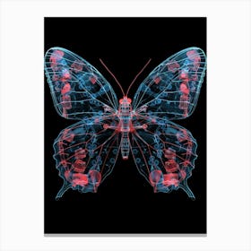 Butterfly X-Ray Canvas Print