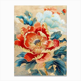 Chinese Flower Painting 44 Canvas Print