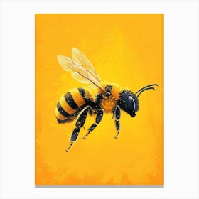 Meliponini Bee Storybook Illustrations 17 Canvas Print