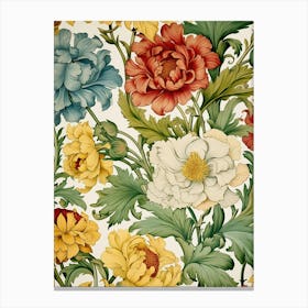 Floral Wallpaper Pattern 20 Canvas Print