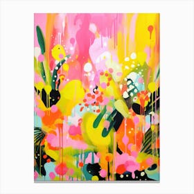 Abstract Colourful Maximalist Canvas Print