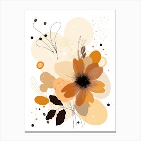 Abstract Flower Canvas Print