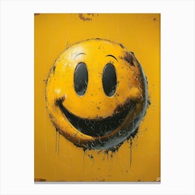Smiley Face 3 Canvas Print
