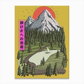 Japanese Landscape 2 Canvas Print