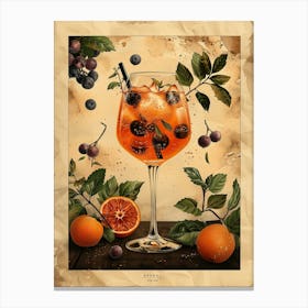 Aperol Spritz Art Print 460 Canvas Print