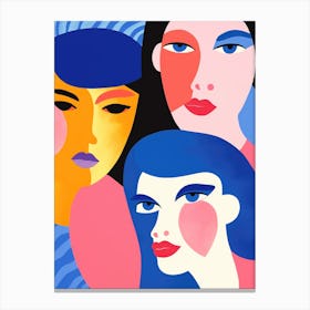 Three Women 1 Canvas Print