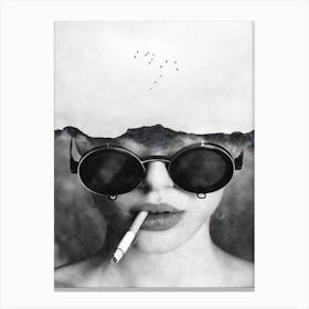 Dreams And Cigarettes Canvas Print