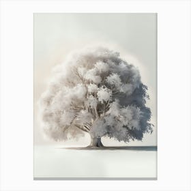 Tree In The Snow 4 Canvas Print