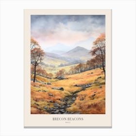 Brecon Beacons National Park Wales Uk Trail Poster Canvas Print
