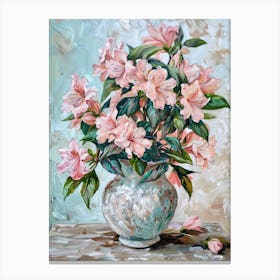 A World Of Flowers Azalea 2 Painting Canvas Print