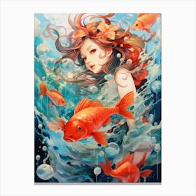 Mermaid 4 Canvas Print