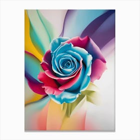 Colorful Rose Canvas Print