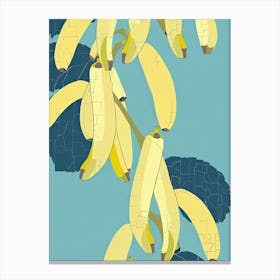 Bananas Illustration 1 Canvas Print
