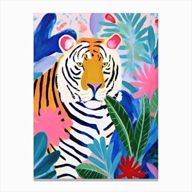 Hunter In The Jungle, Matisse Inspired Canvas Print