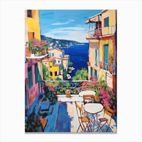 Sorrento Italy 4 Fauvist Painting Canvas Print