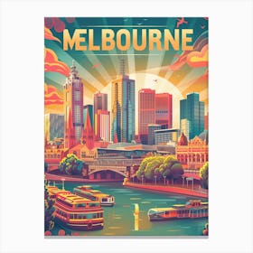 Melbourne Australia Canvas Print