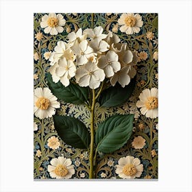 William Morris Hydrangea Canvas Print