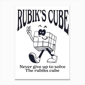 Rubik'S Cube Canvas Print